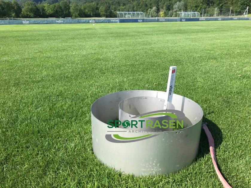 Beeinflussung der Wasser-Infiltrationsrate im Winter