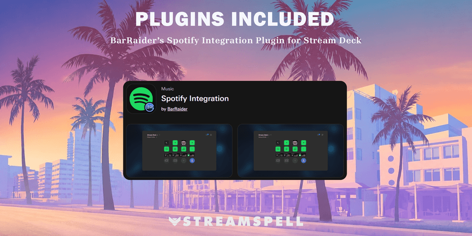 This Spotify profile requires BarRaider’s Spotify integration — official product preview