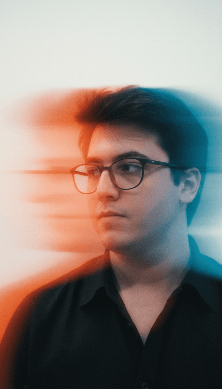 Creative woman working on a tablet in a modern studio setting