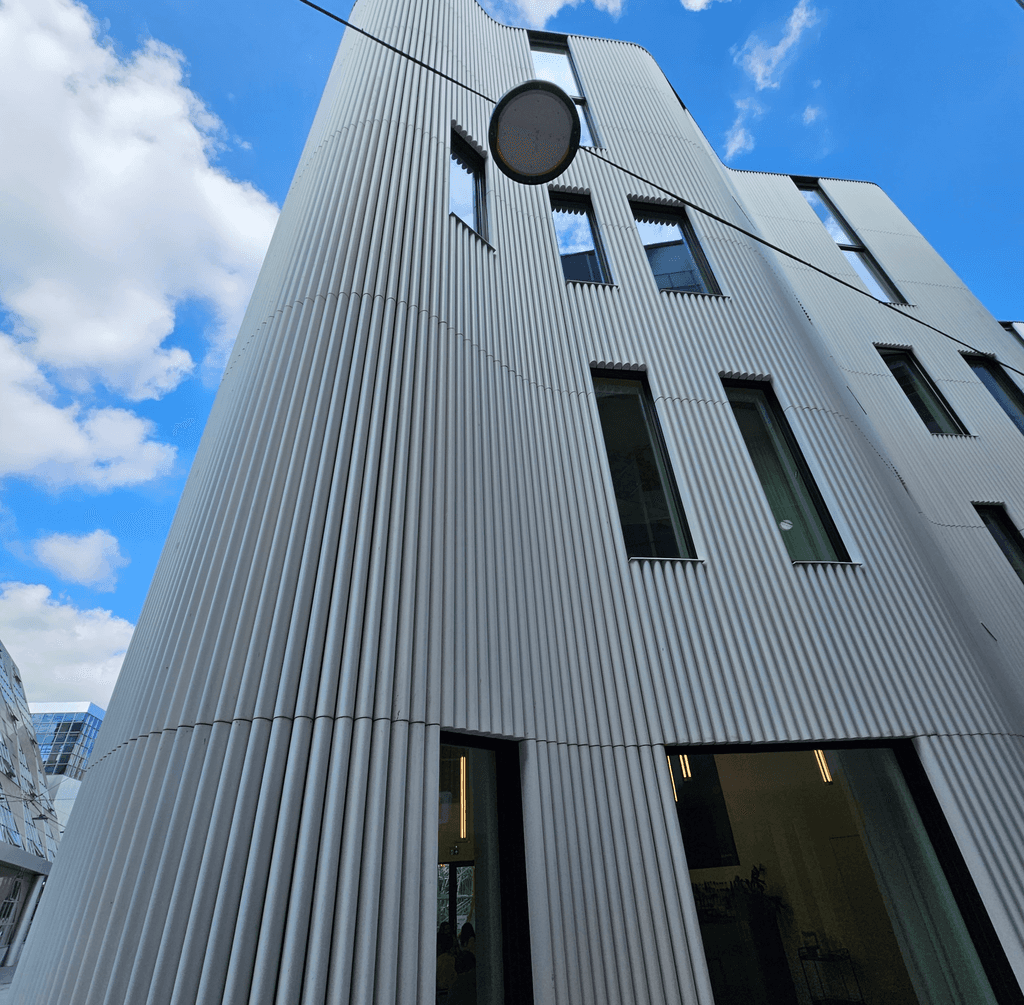 A view of our office building in North Greenwich