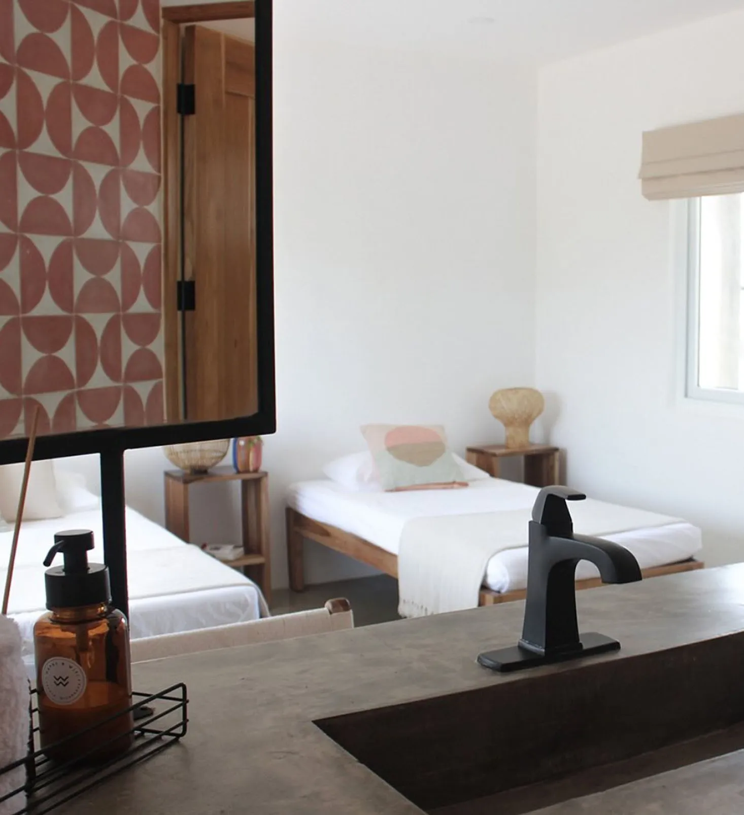 Waves and Wifi surf lodge by Costa Architecture, Popoyo Nicaragua —bedroom