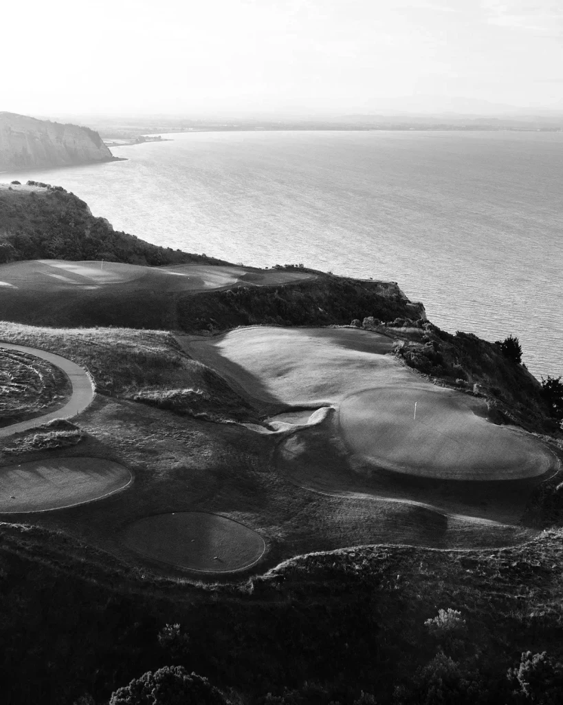 Cape Kidnappers golf course overlooking Hawke’s Bay near Napier, a luxury private jet travel destination