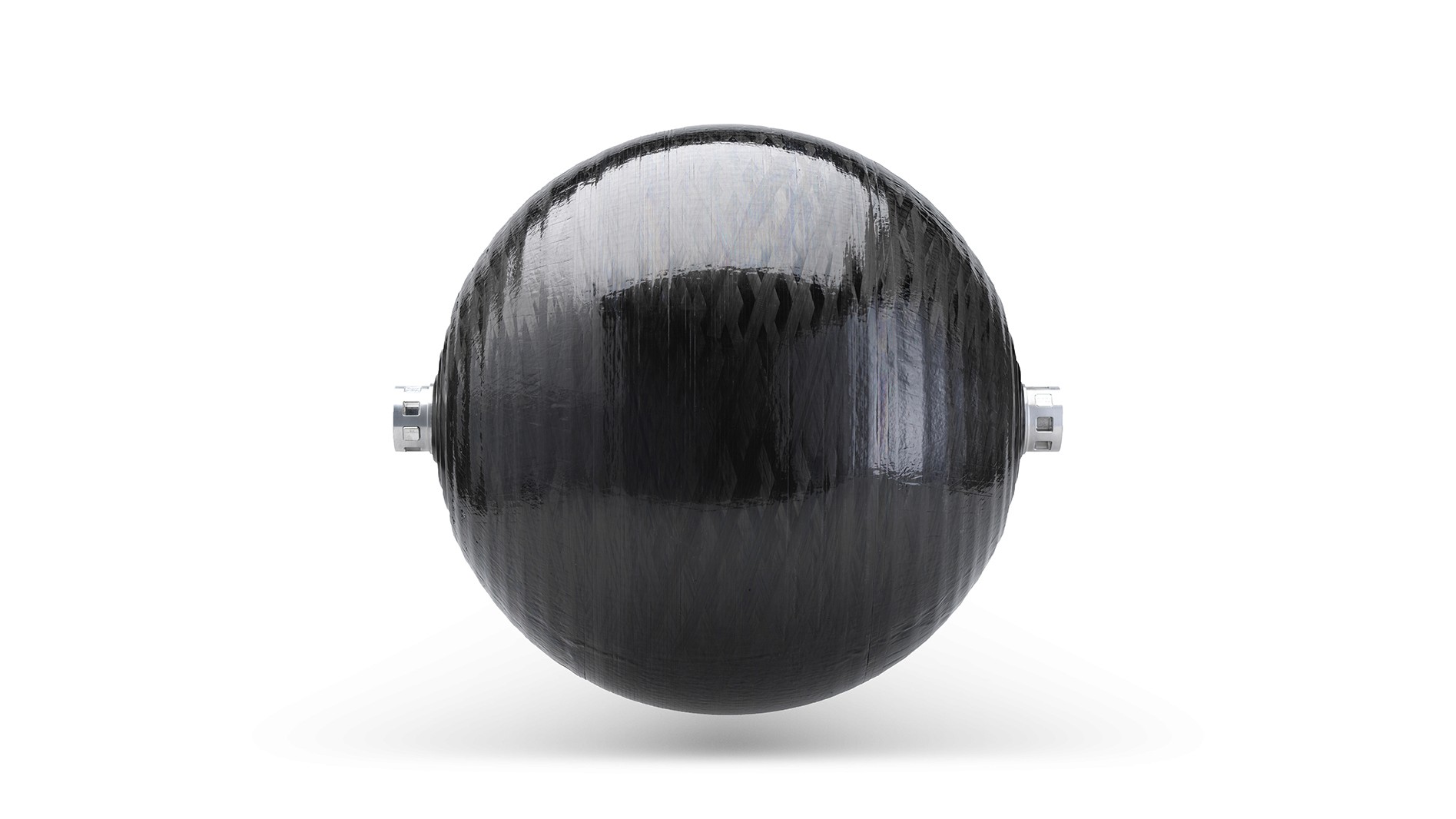 Spherical high pressure vessel (COPV) from the Peak Technology product range
