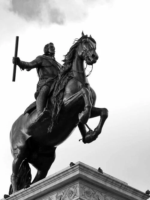 Horse statue in Madrid