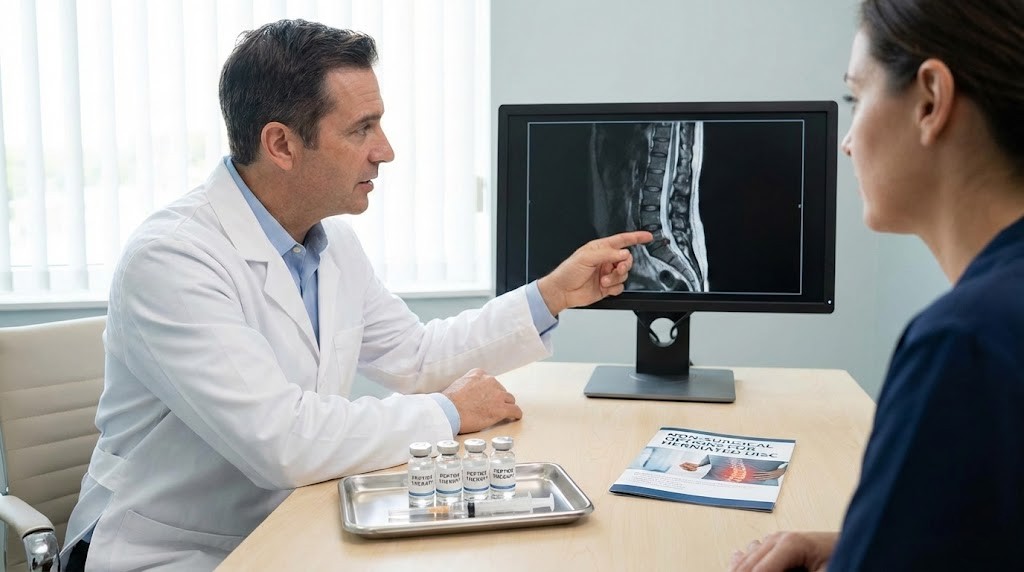 Peptides for herniated disc