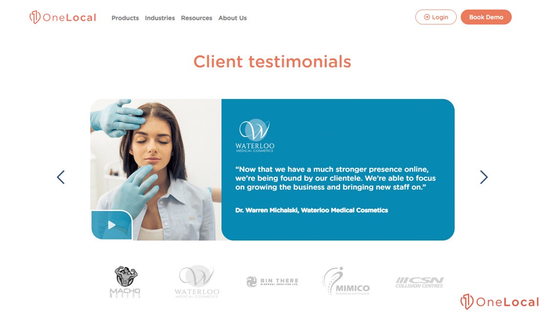 OneLocal Client Testimonials