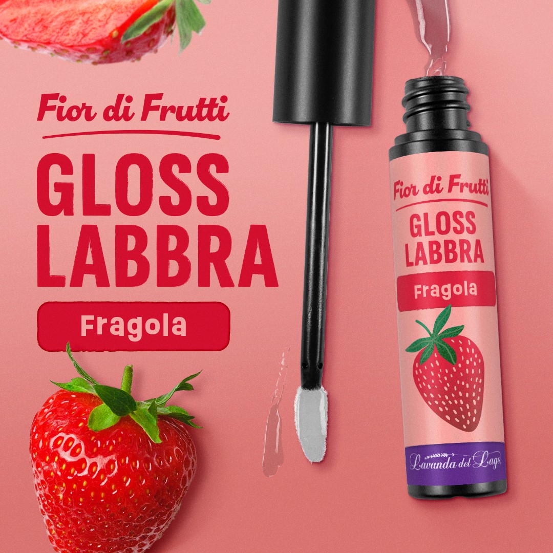 Gloss labbra Fragola Fior di Frutti by Lavanda del Lago. © Emanuele Tarchi