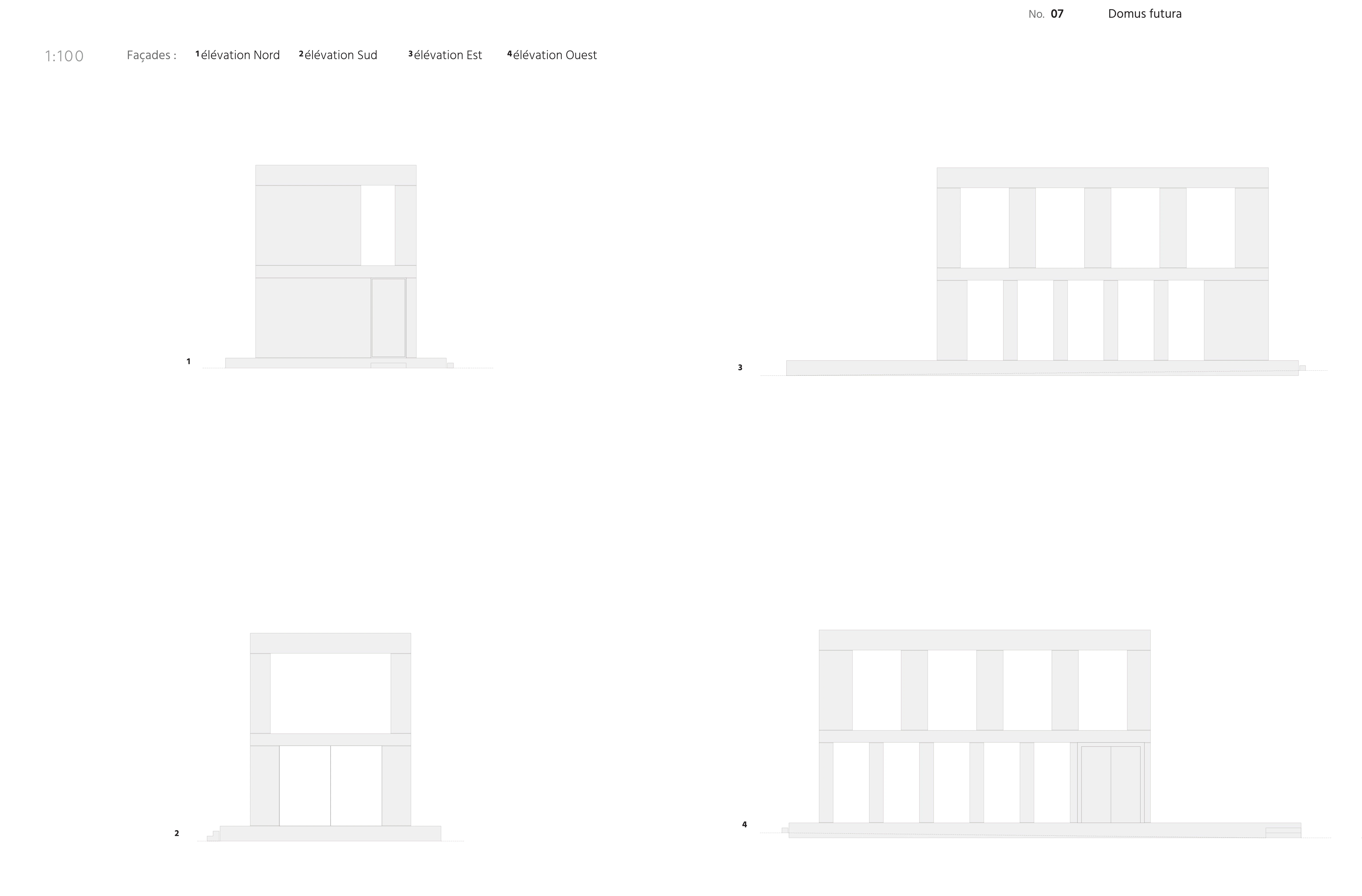 Villa Théoule facades