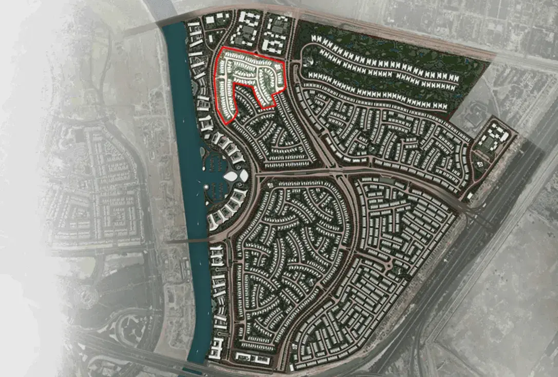 the orchard sobha city location map abu dhabi