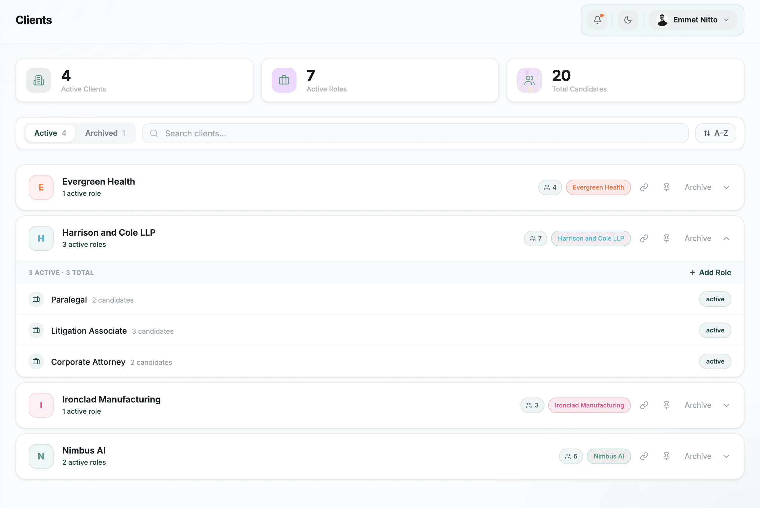 An image of Freelio's budget ui
