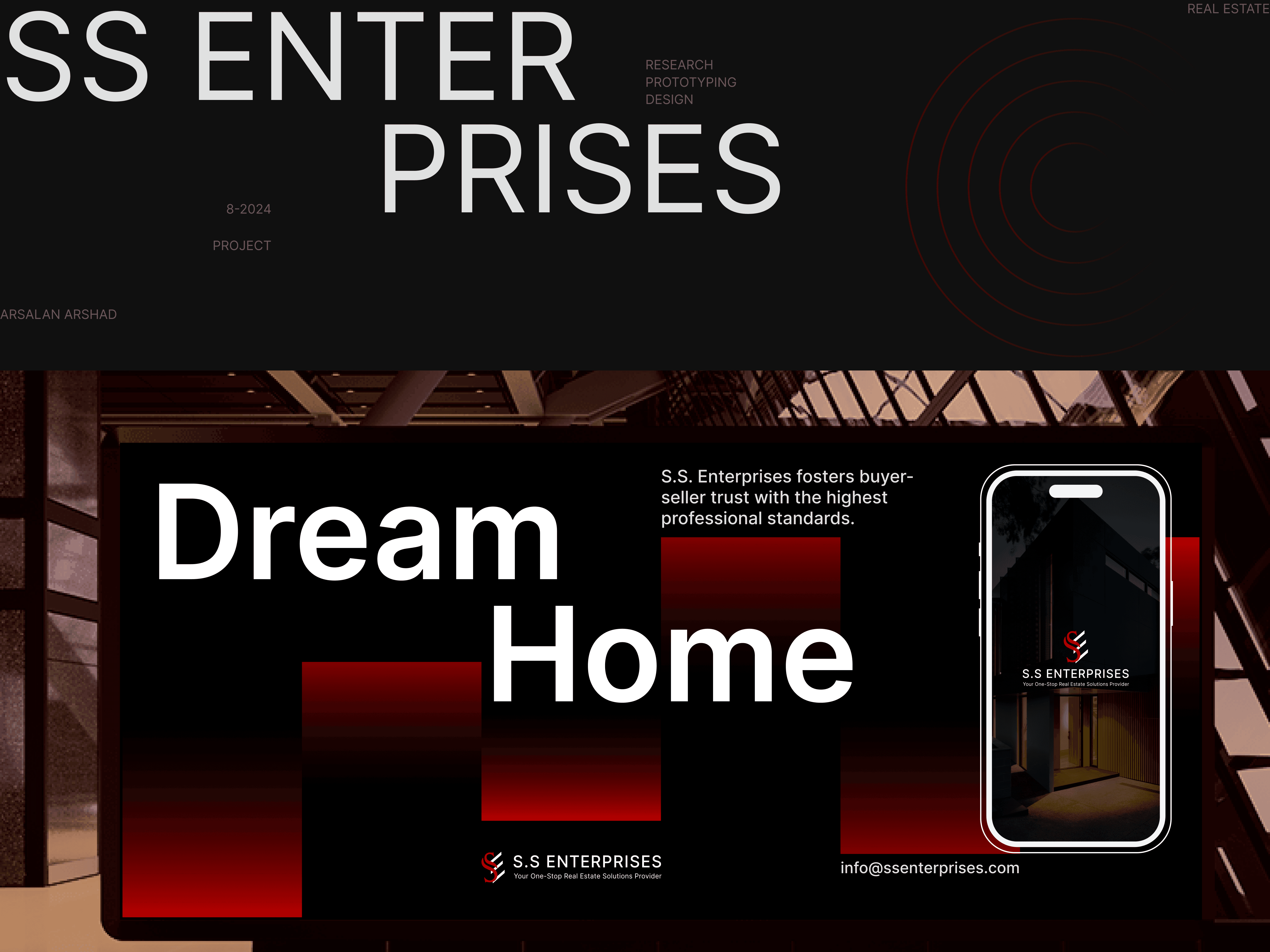 SS Enterprises screen