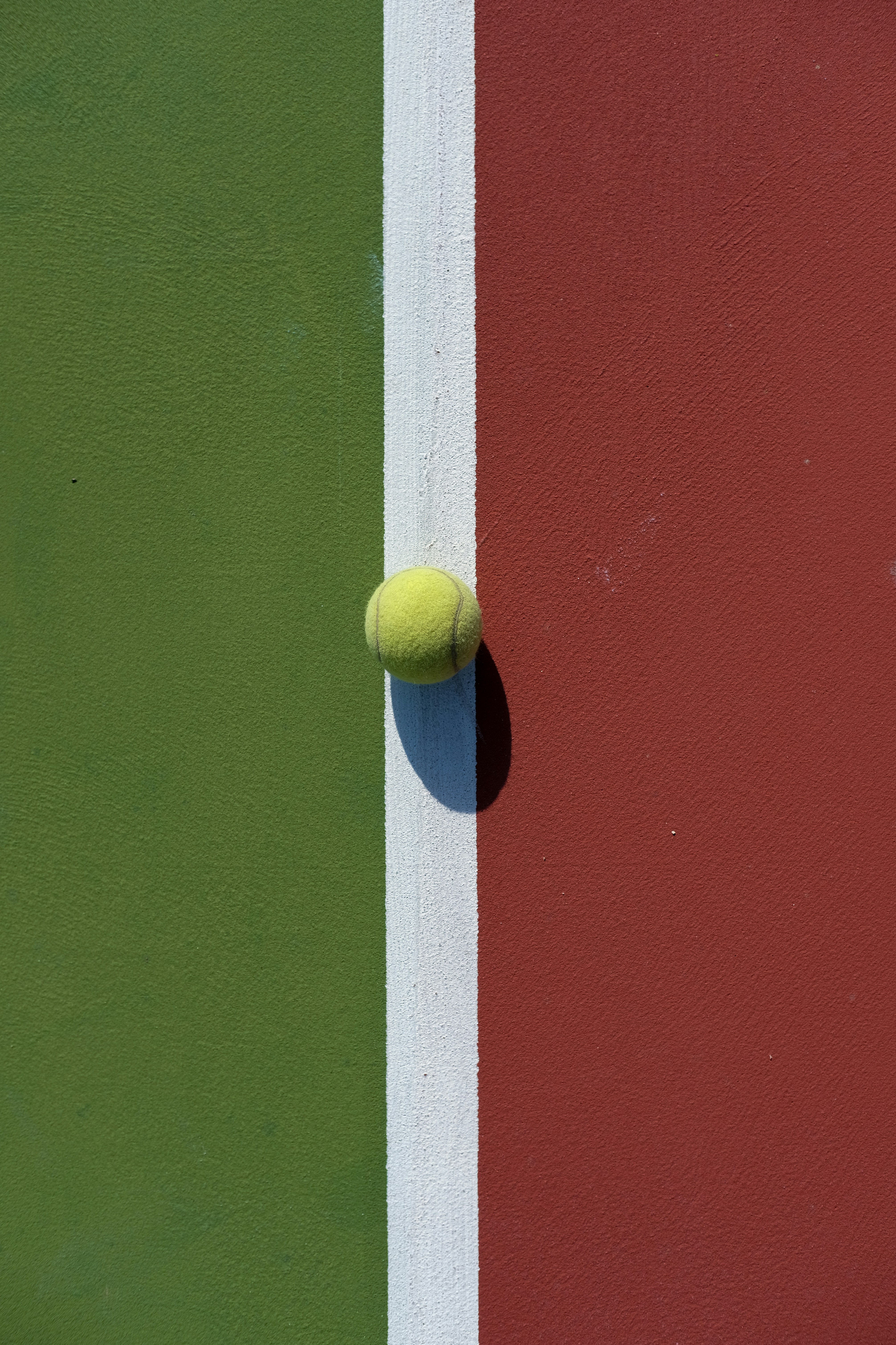 a tennis ball on a racket