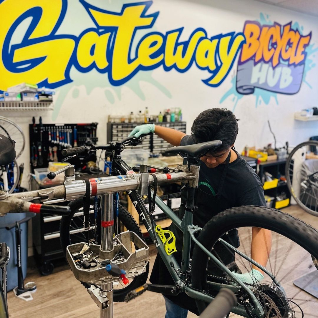 Team members work