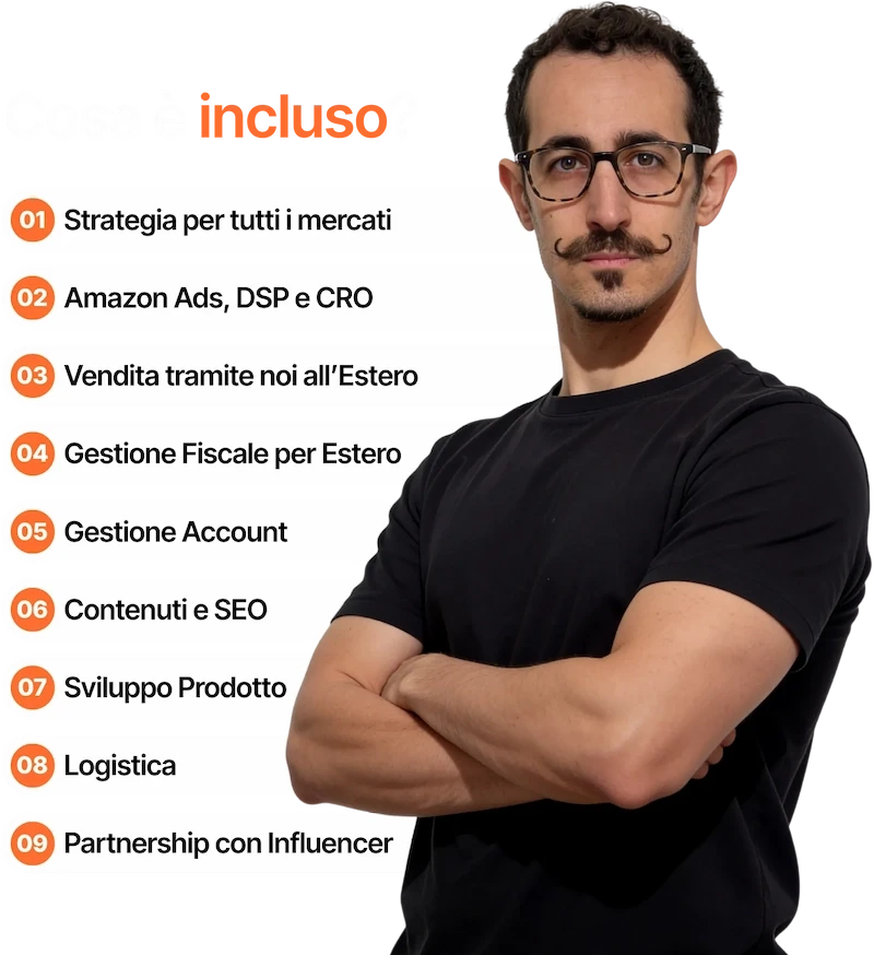 Roberto Ricci, CEO di Seller Passport, presenta le soluzioni full-service per la crescita su Amazon tra advertising, SEO ed espansione internazionale