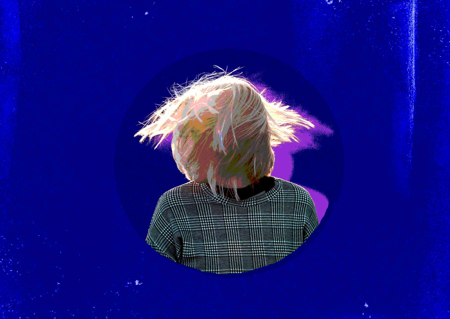 Graphic with kid shaking his/her head