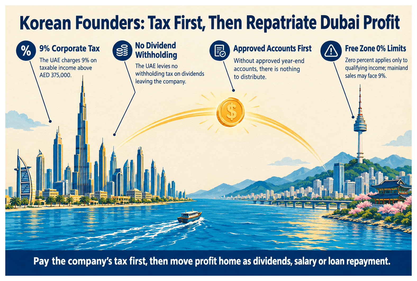 Infographic: How Korean Entrepreneurs Can Repatriate Profits From Dubai