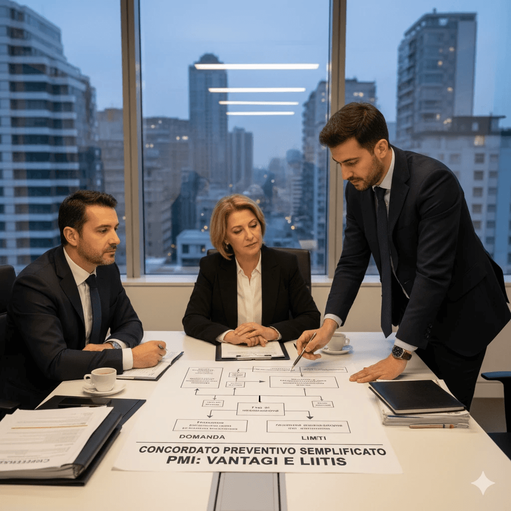 Concordato preventivo semplificato per PMI: vantaggi e limiti della procedura