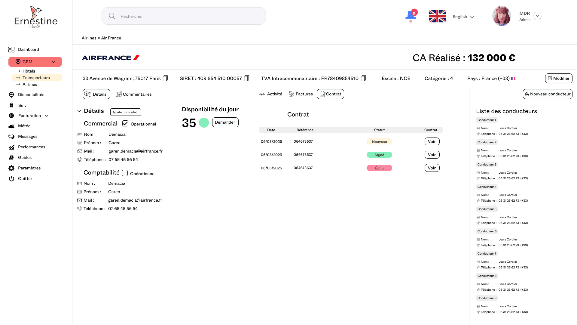 ernestine web app 28