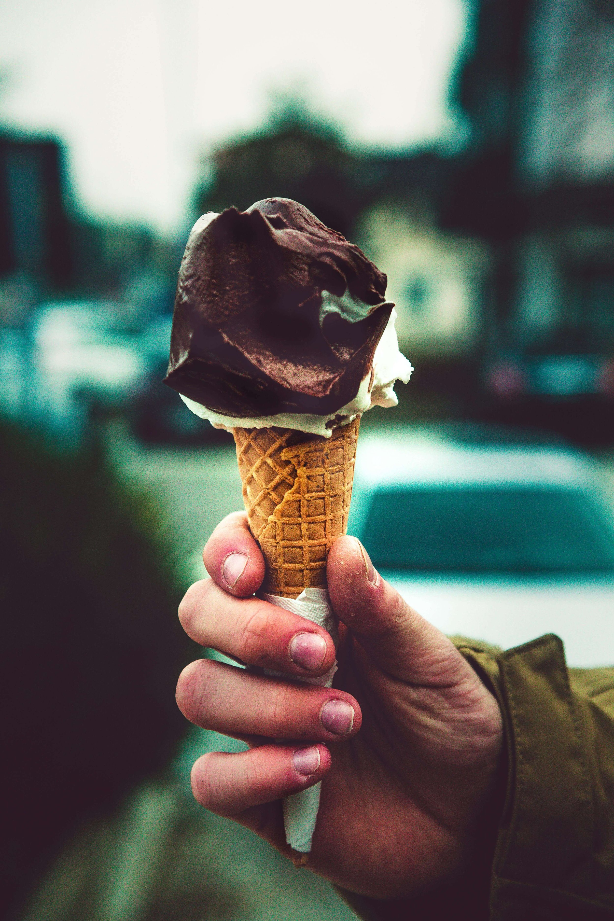 Mint chocolate ice cream