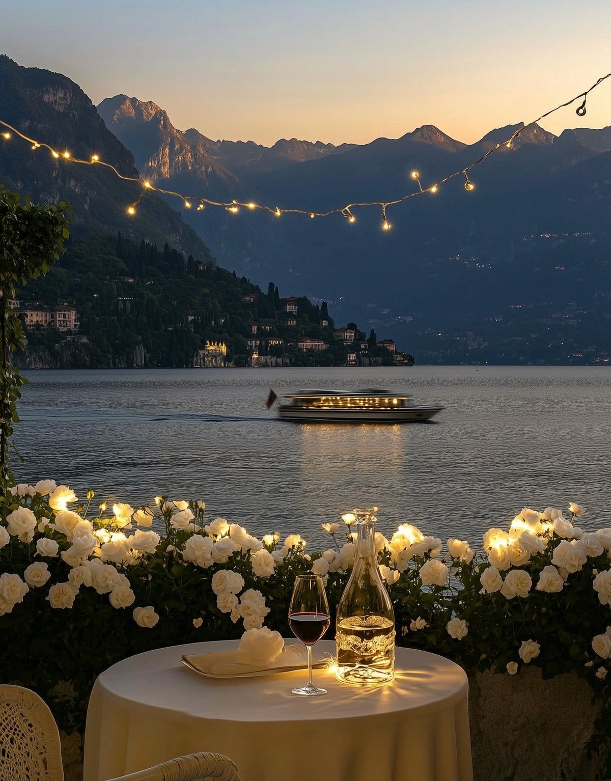 romantic dinner