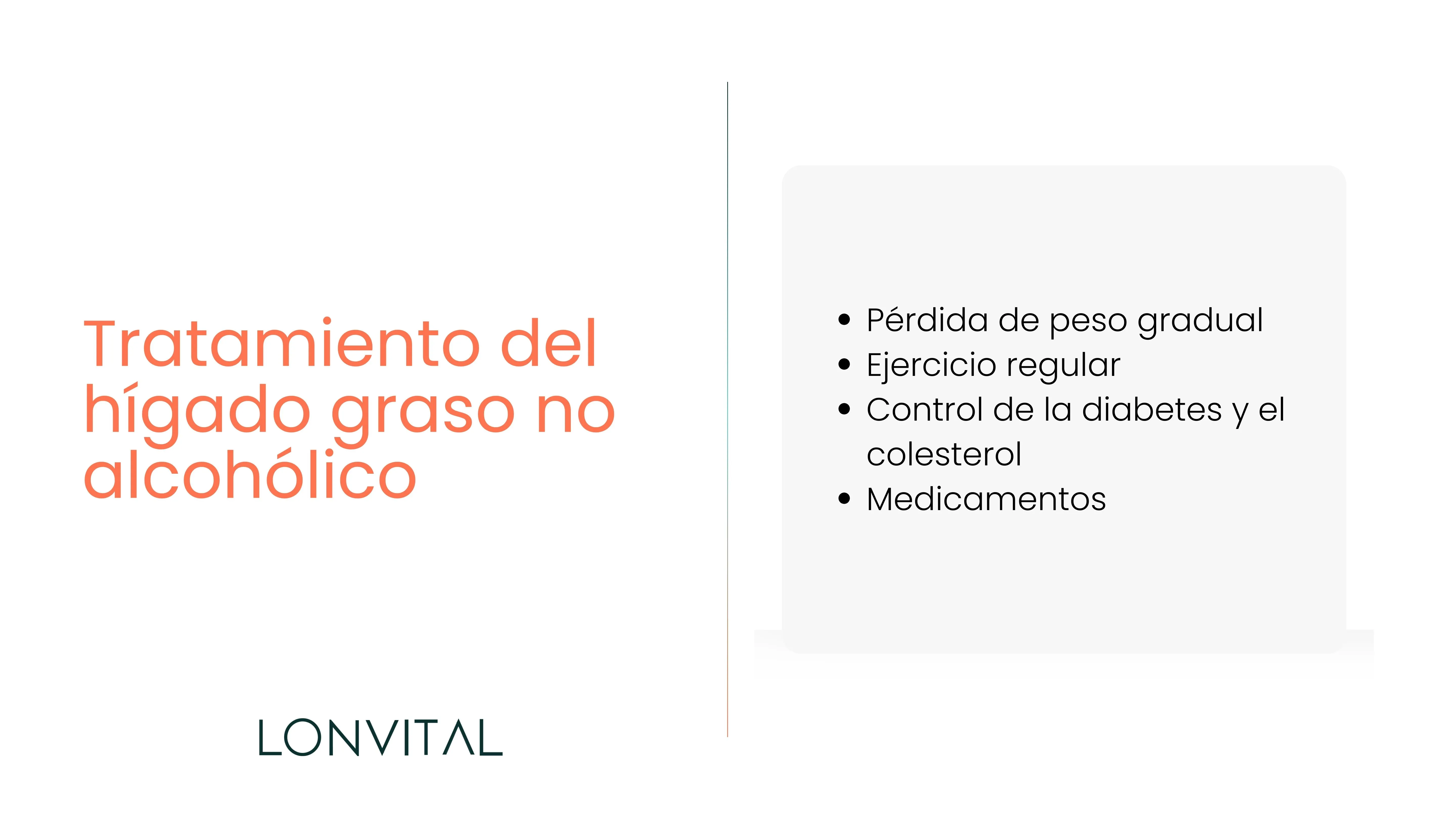 Tratamiento del hígado graso no alcohólico