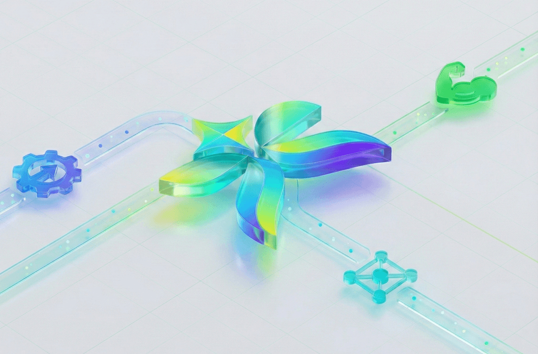 Logos of tools outward, illustrating easy integration with no engineering required.