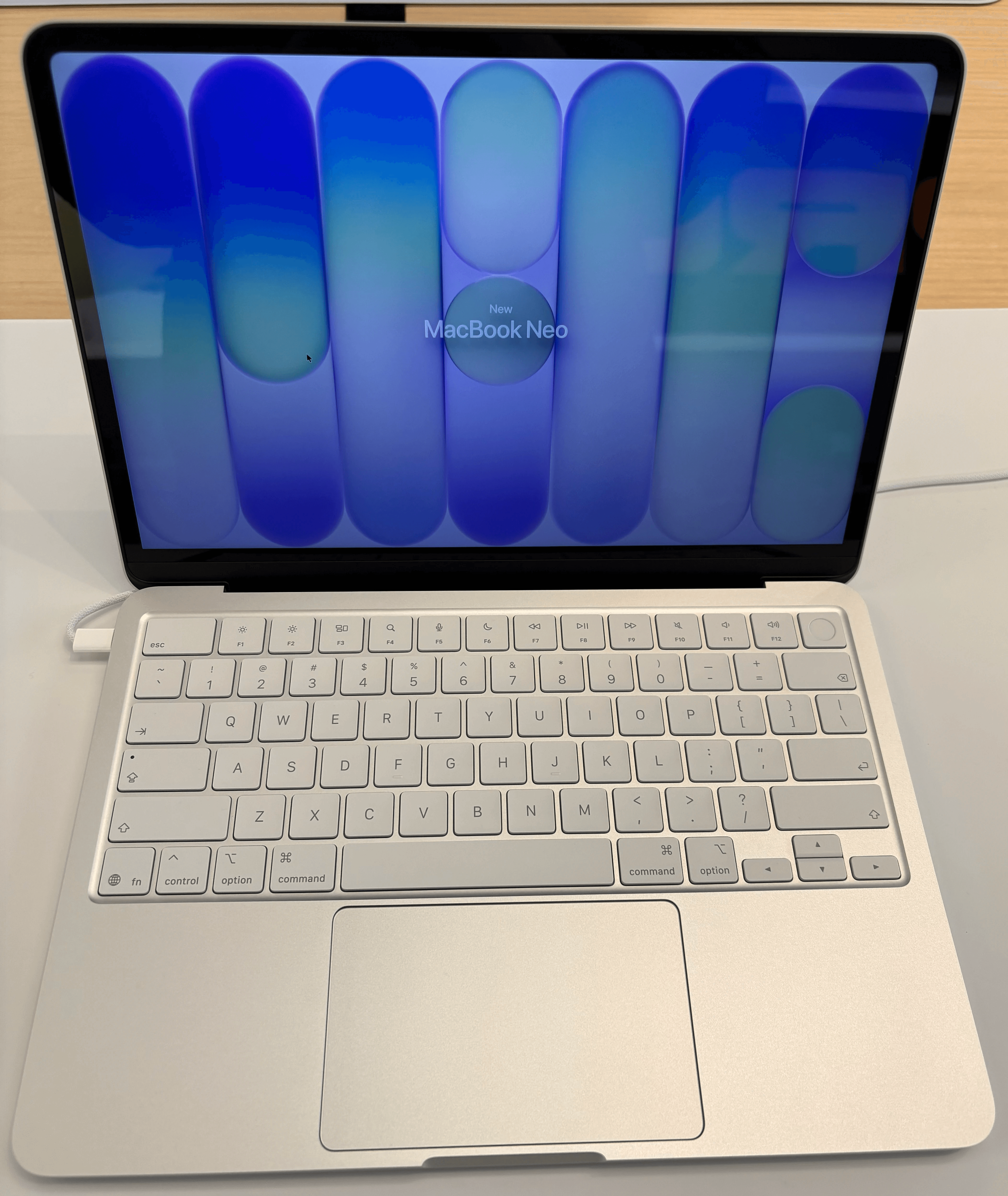MacBook Neo at Apple Store
