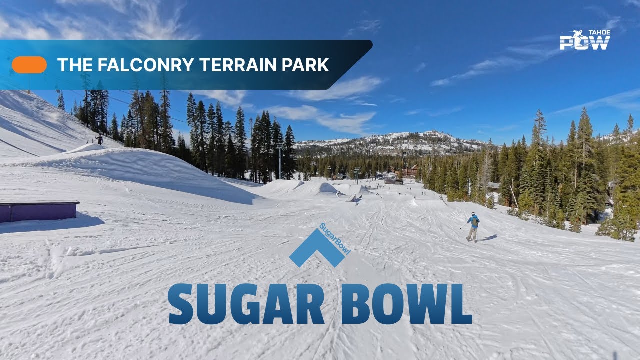 The Falconry Terrain Park Sugar Bowl – Freestyle Features via Nob Hill Lift