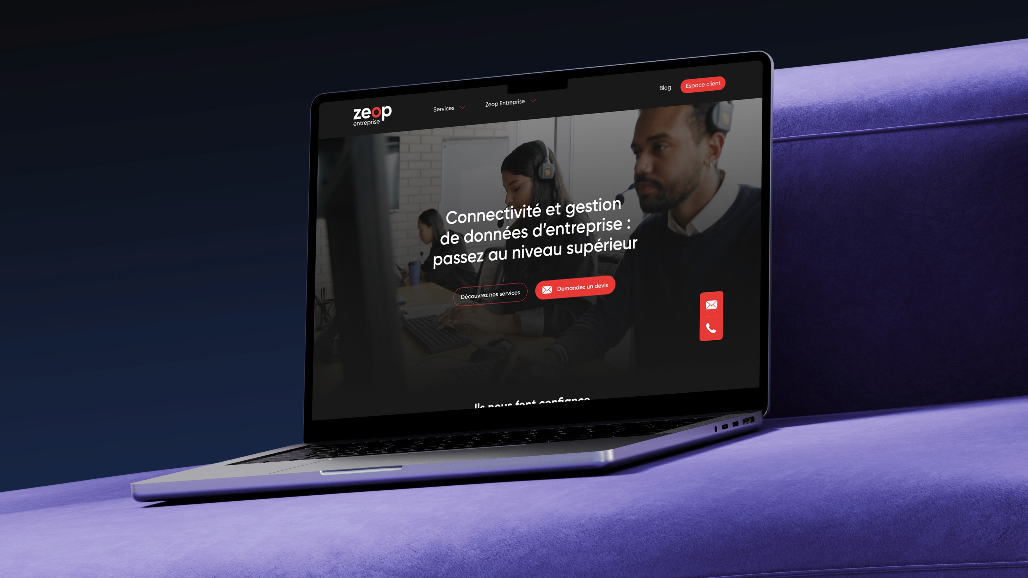 vignettte du projet de zeop entreprise