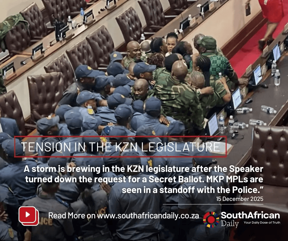 Photo:Thami Ntuli survives no-confidence vote amid chaos at KZN Legislature – South African Daily