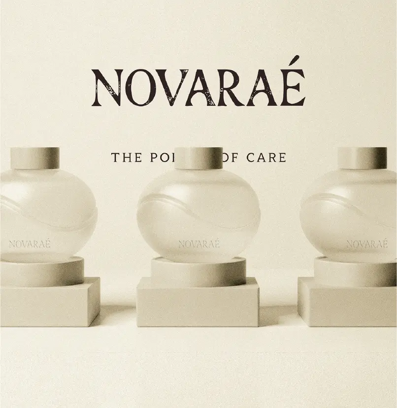 Brand identity design and Packaging for haircare brand including logo