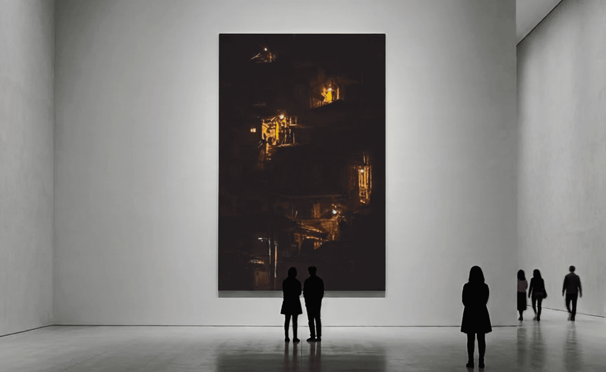 a blurry photo of a person sitting in a chair