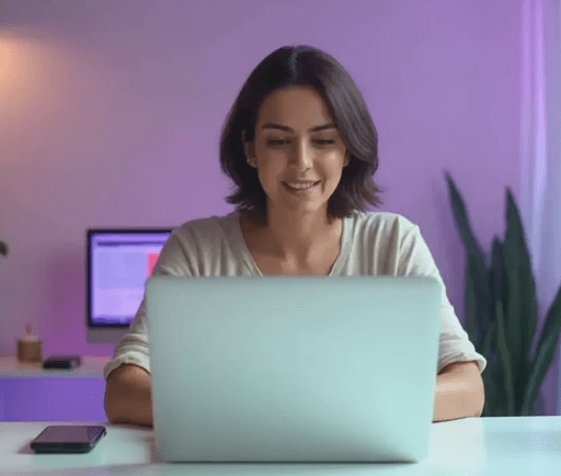 Client Using Computer Picture For Cashflowy