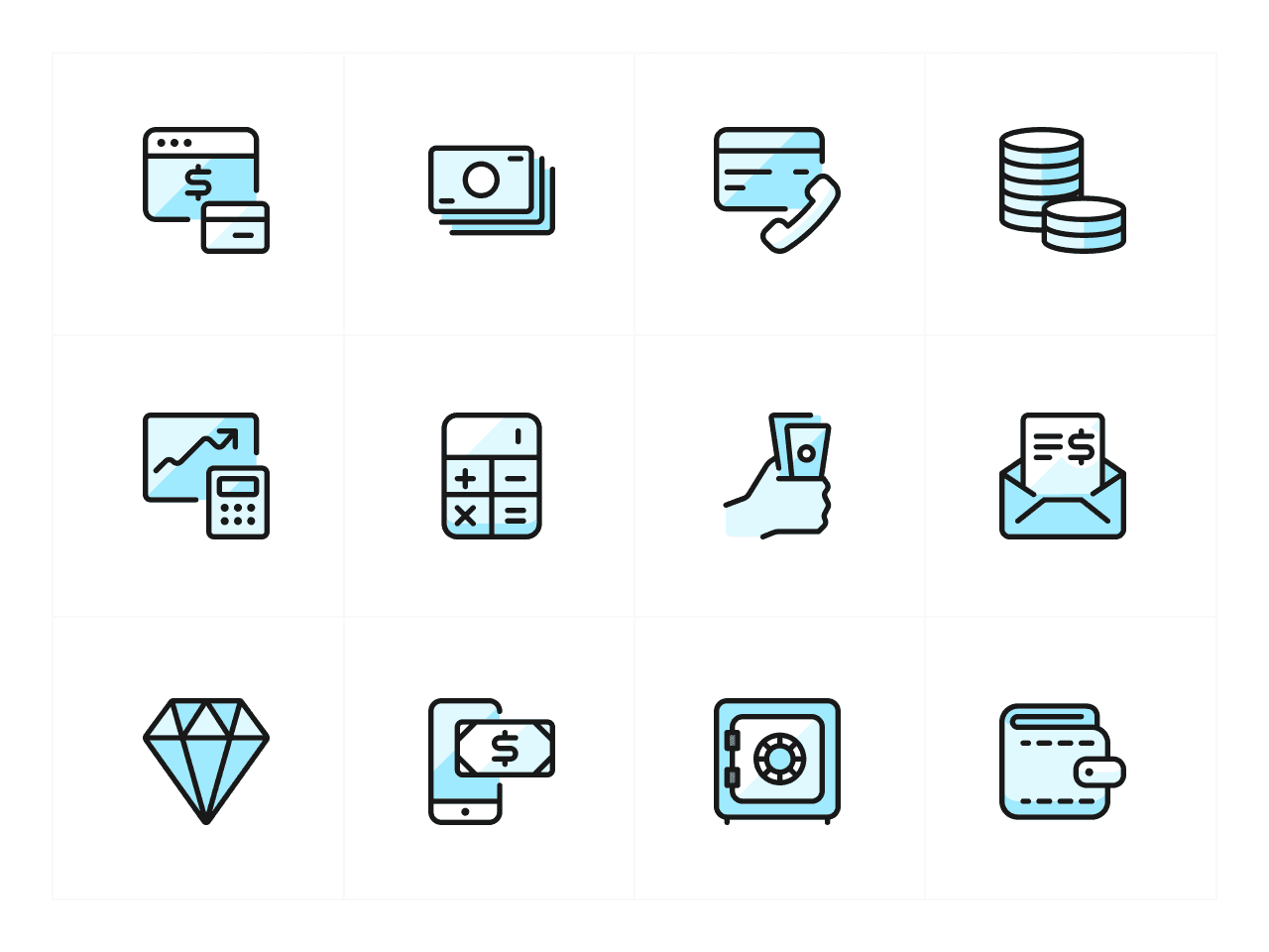 Ultimate Duotone commerce Icon Set