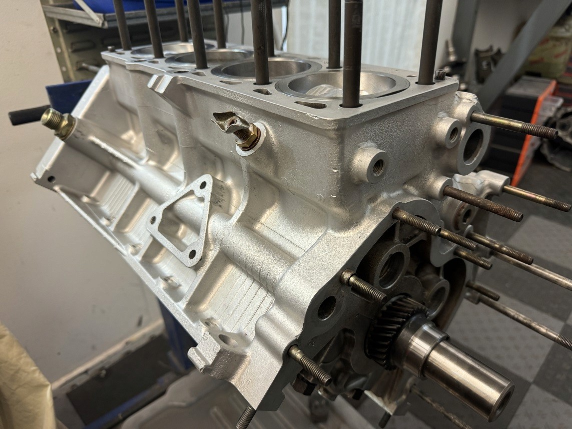 Peugeot 205 GTI 1.9 engine vapour blasted, rebuilt and re zinc