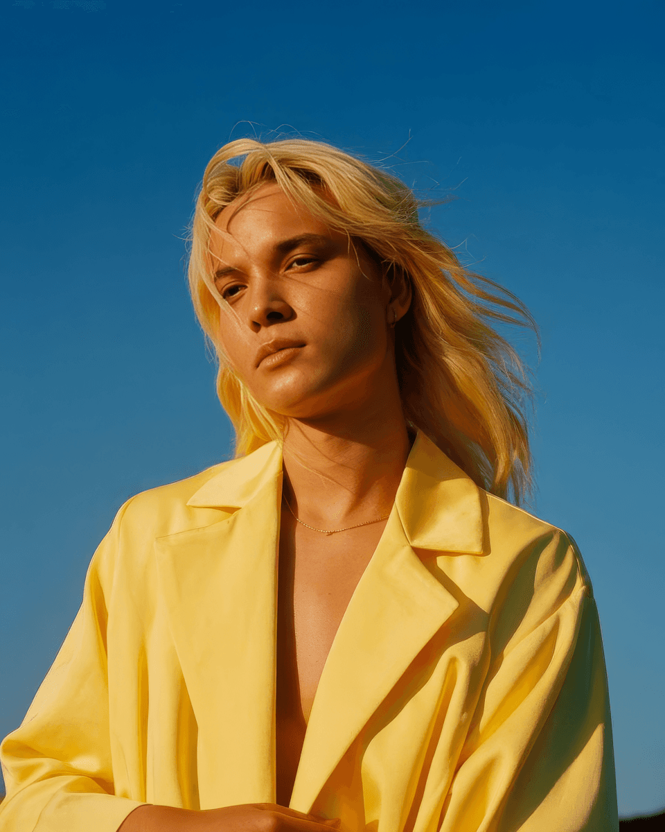 women posing in yellow shirt