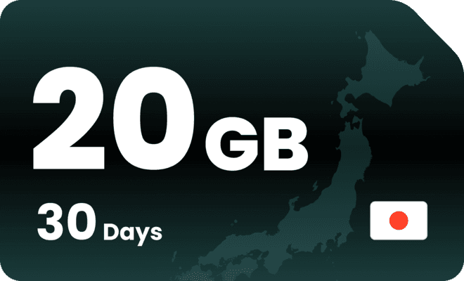20GB Japan eSIM Data Plan