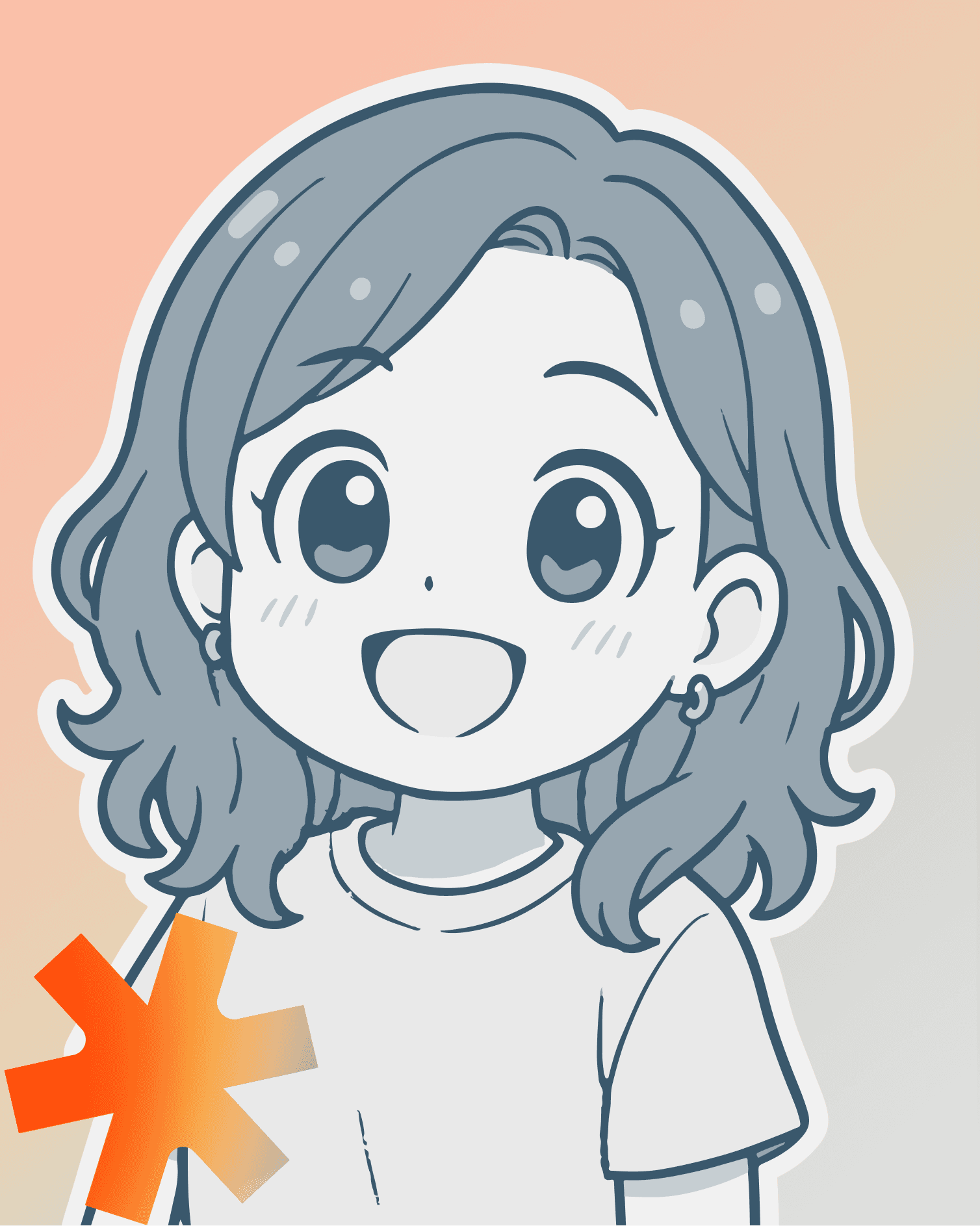 Ilustración de perfil