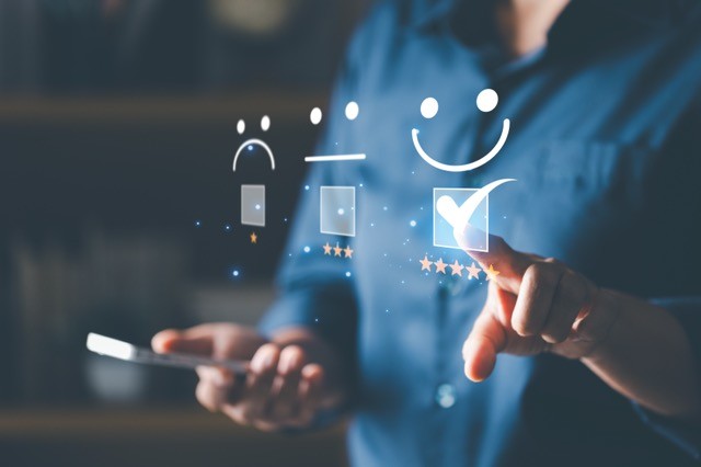 A surreal image of a white flower with digital glitch effects, set against a gradient sky and a blurred highway in the background.