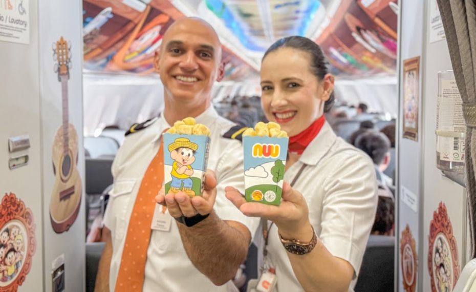Gol divulga novo filme de Chico Bento em voo especial em São Paulo