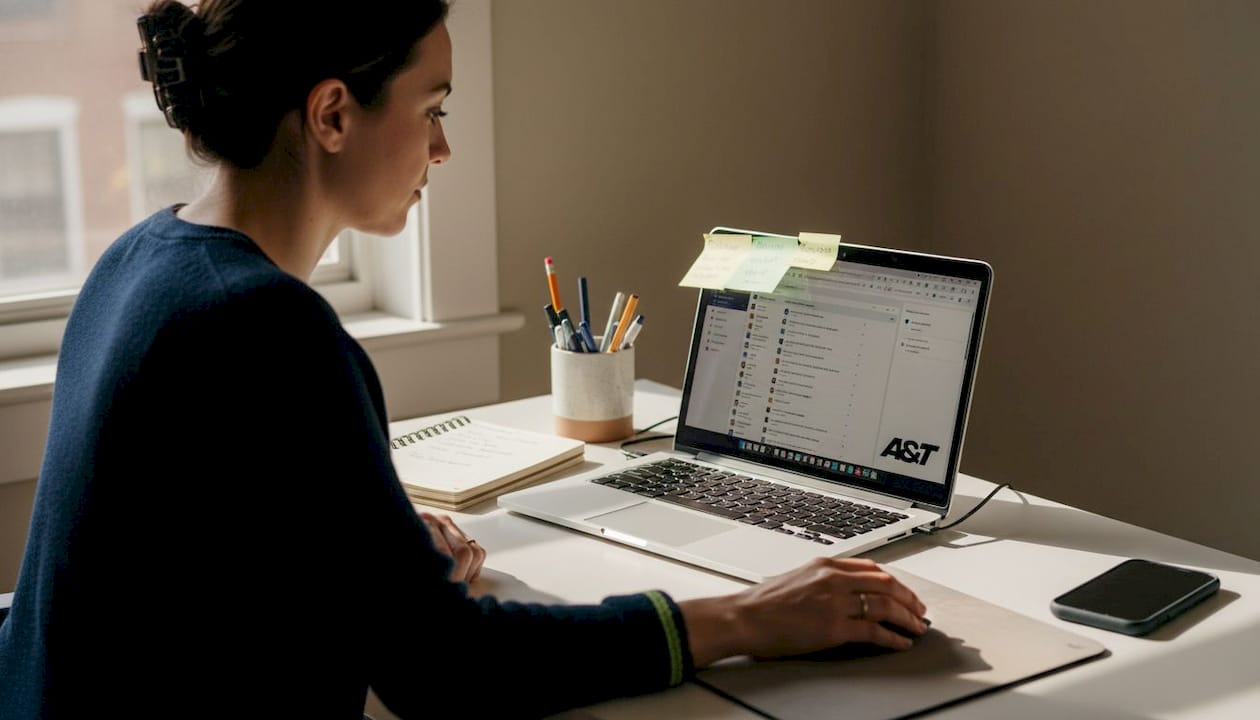 Marketer sending follow-up emails to leads