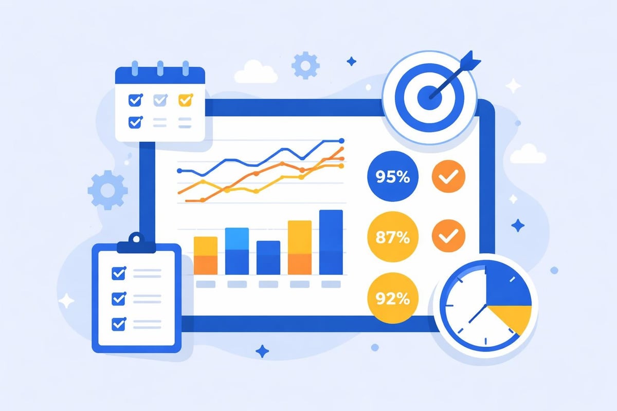 Scheduling metrics dashboard