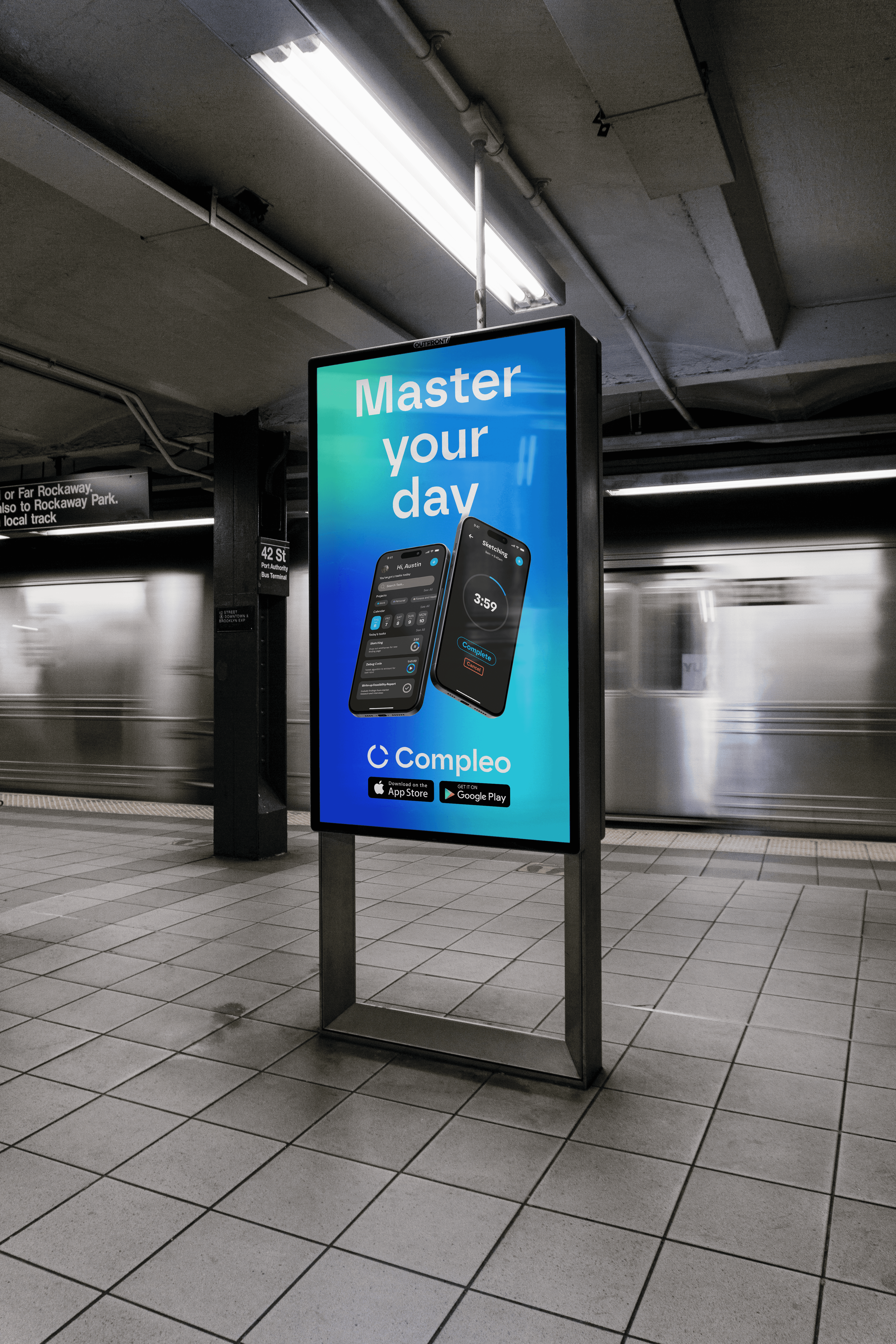 close-up of audio device controls