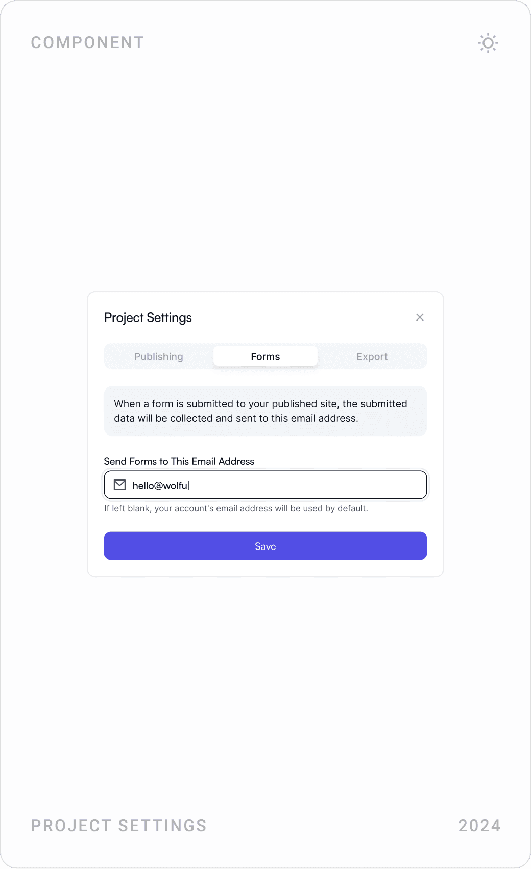 Structured Template & Project Grid Interface Design