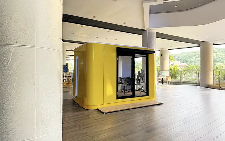 booth indoor cabin modular prefab