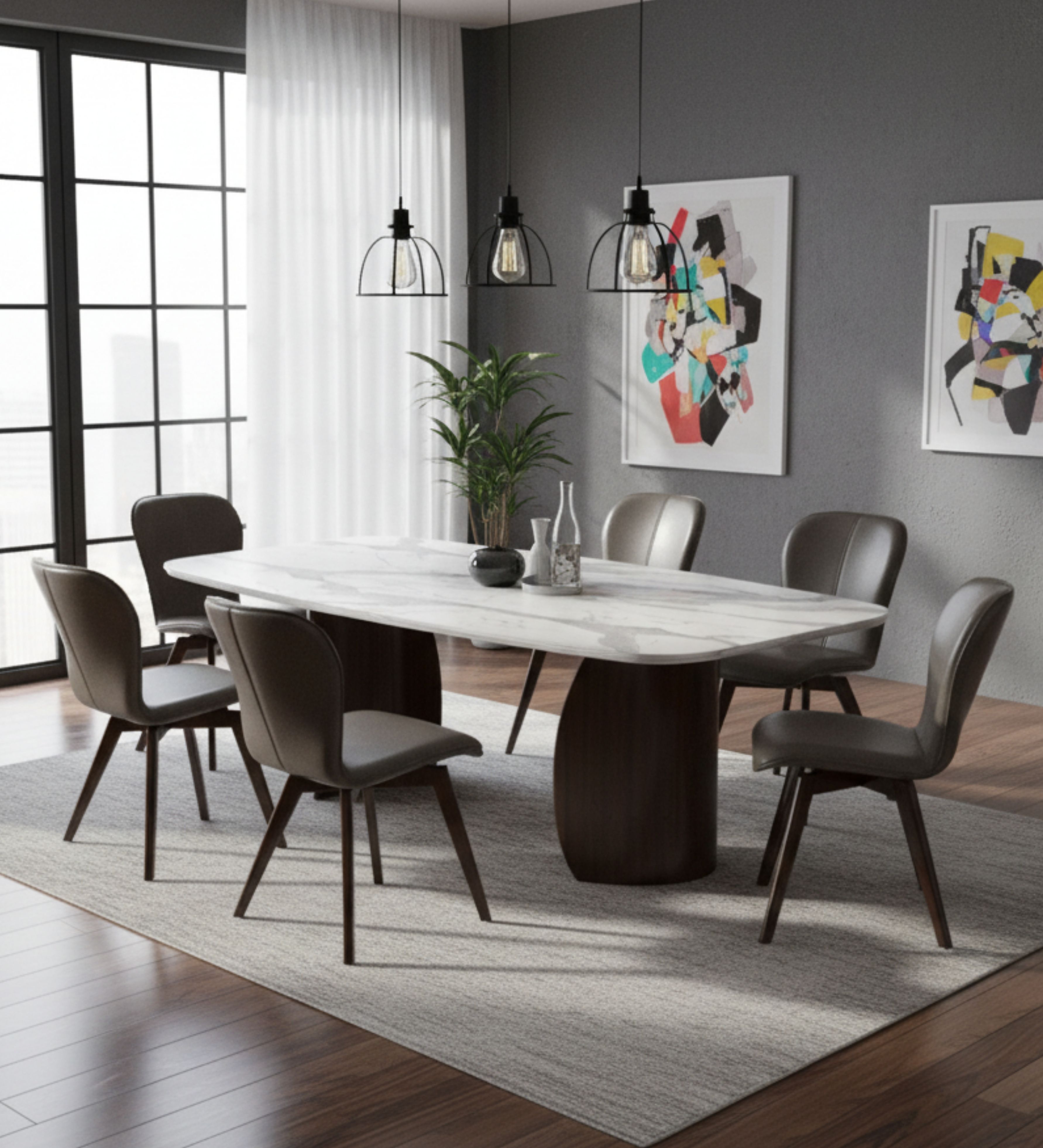 Monvela luxury dining set with contemporary design and premium craftsmanship