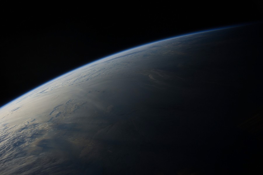 View of earth from space