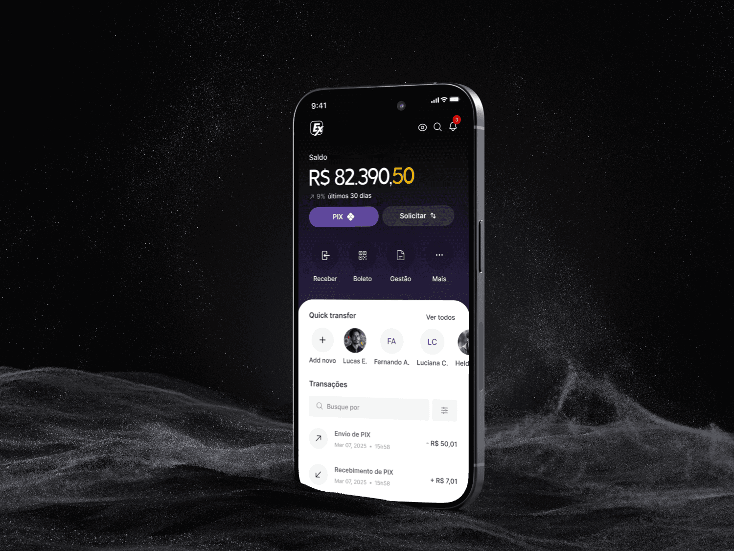 Laptop showing Bloomy UI