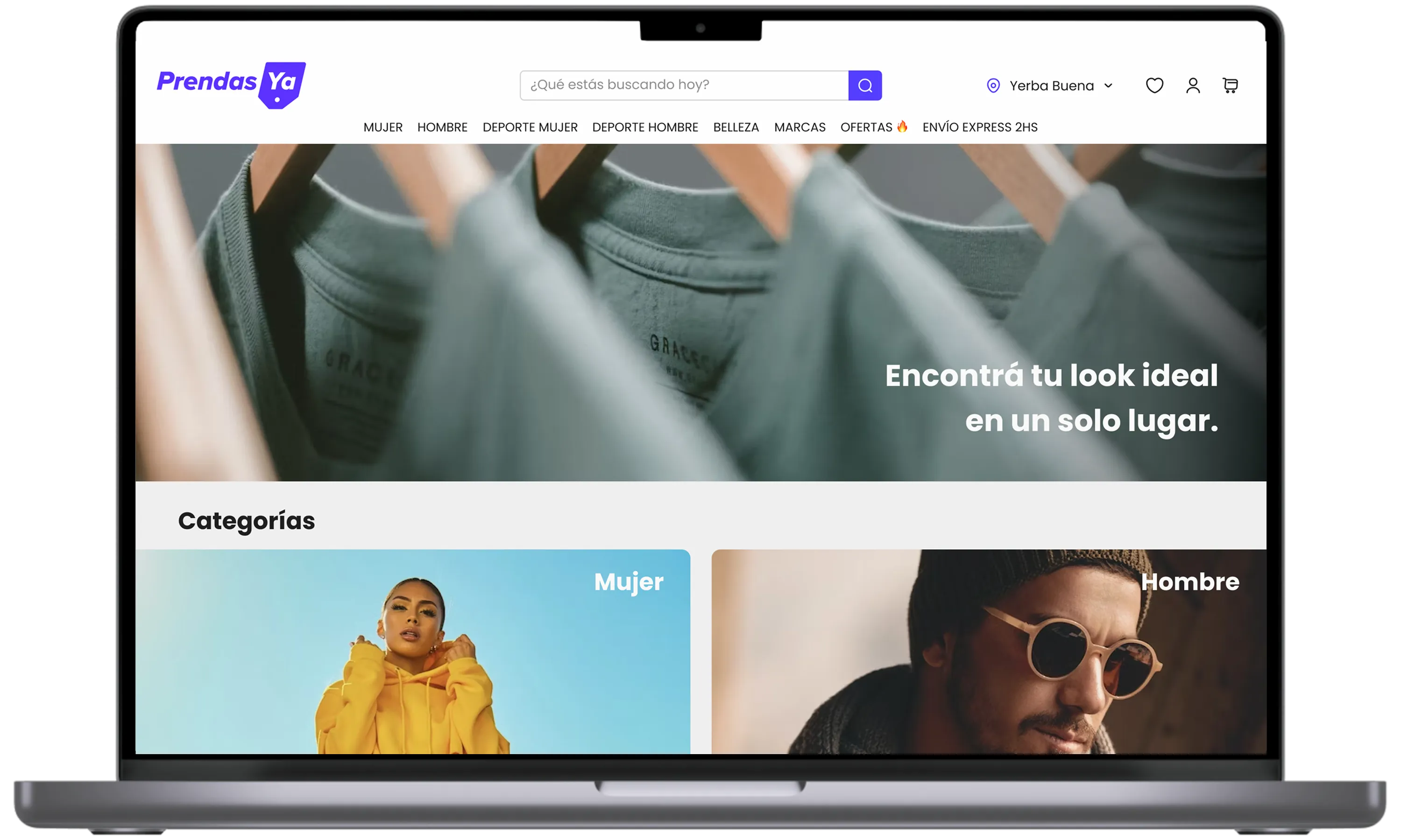 Arvox Studio - Diseño web y diseño UX/UI de PrendasYa