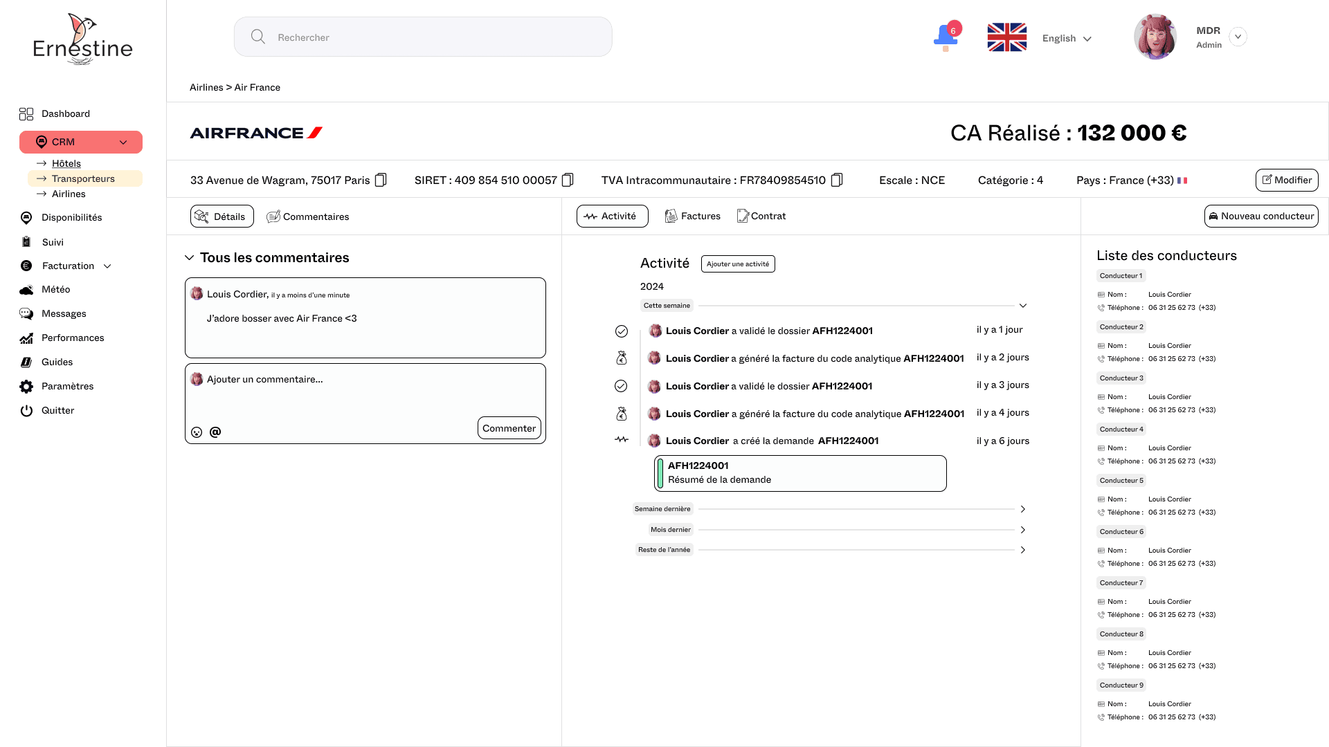 ernestine web app 27